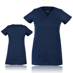 Beauty Tunic Hairdressing Spa Massage Therapist Health Work Nail Salon Uniform - Picture 1 of 13