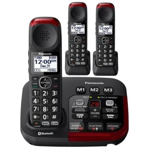 Panasonic Link2Cell KX-TGM430B Wzmocniony telefon Bluetooth z (2) dodatkowymi słuchawkami - Zdjęcie 1 z 5