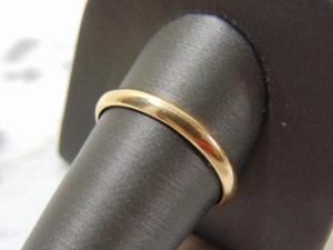 Mens Vintage Estate 14k Yellow Gold Tiara Wedding Band Ring, 3.0g - Picture 1 of 3