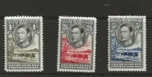 BECHUANALAND (YO-127) 1938 3 VALORES CLAVE 1/- 2/6 Y 5/- MONTADO COMO NUEVO + 2/6 USADO - Imagen 1 de 2