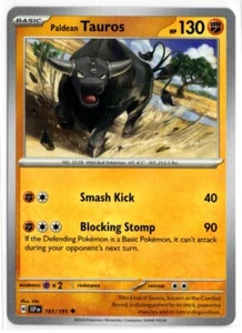 Pokemon Surging Sparks 101/191 Paldean Tauros - Picture 1 of 1
