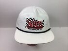 Vintage Classic Muscle Car Hat Chevrolet White SnapBack Trucker Cap Made USA
