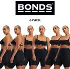 Bonds Womens Chafe Off Short Ultimate Thigh Saver Chafe Off Panel 6 Pack Wr4p