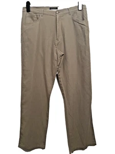 Linen Cotton Blend Trousers Beige 36W 33L (31”) Vintage Retro Classic Armando - Picture 1 of 10