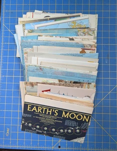 Lot Of 55+ Vintage National Geographic Maps 1970s-90s World US Moon Soviet - Imagen 1 de 5
