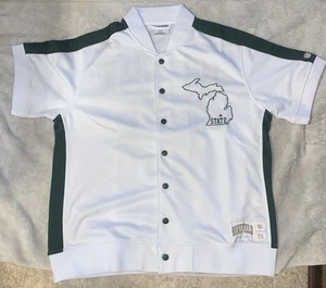 Michigan State Vintage Shooter Warm Up Jacket NEW - Picture 1 of 7