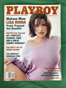 PlayboyMagazine Sept 1998 Lisa Rinna Vanessa Gleason SIGNED CNTR FLD Ripped Back - Foto 1 di 8