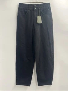 Allsaints Women's Hailey High Rise Tapered Black Jeans US Size 6 UK Size 10 - Picture 1 of 15