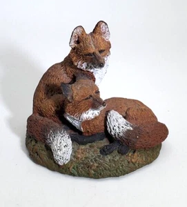 Vintage, Norman and Herman Deaton, Bronze Menagerie Foxes Figurine - Picture 1 of 6