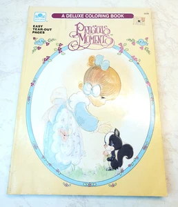 Vintage 1990 Precious Moments Coloring Book By Golden Books - Picture 1 of 11