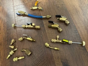 Core valve remover Adapter Coupler AC Manifold hilmor LowHigh HVAC Bundle Lot - Picture 1 of 12