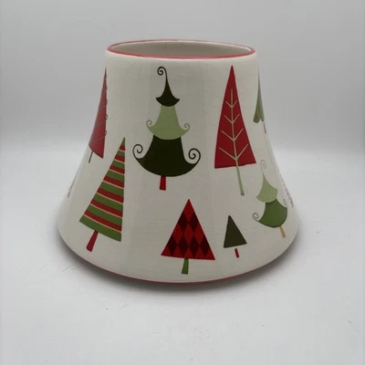 Yankee Candle By Jan Shade Beach Tarro Vela Grande Topper Árboles de Navidad  Foto 1 de 4