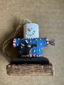 The Original Smores Ornament Ugly Sweater With Stars Hirschkopf - Bild 1 von 7