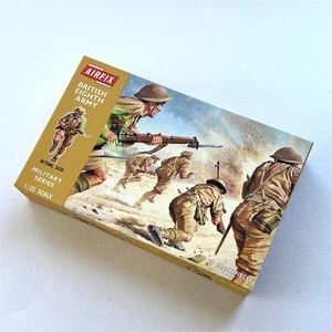 Airfix Empty British Eighth Army Early Repro Box 1:32 Scale #1805 - Picture 1 of 5