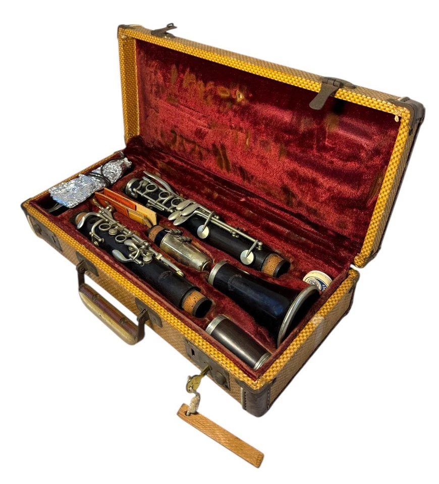 Clarinete de madera antiguo Evette & Schaeffer Buffet Crampon con estuche - sin probar Foto 1 de 4