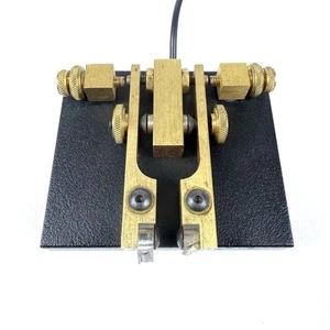Vibroplex Code Warrior Junior Jr. Iambic CW Morse Paddle Key FOR REPAIR - Zdjęcie 1 z 6