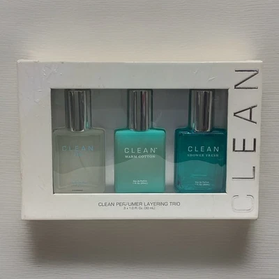 clean Set X3 Air, Warm Cotton & Shower Fresh 1oz Each, AS PICTURED, NEW - Image 1 of 4