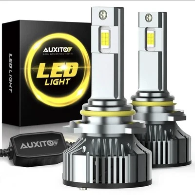 HB3 9005 Auxito Y19 Premium Super Bright LED Headlight Bulbs (2 Pack) - Image 1 of 4