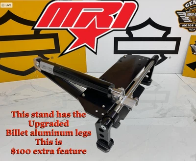 MRI Electric Center Stand With Actuator For 09-25 Harley Touring With Air Ride - Image 1 of 4