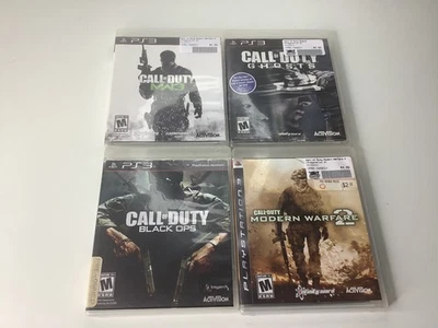 Call of Duty PS3 game lot - Black Ops 1 Modern Warfare 2 3 Ghosts - Image 1 of 4