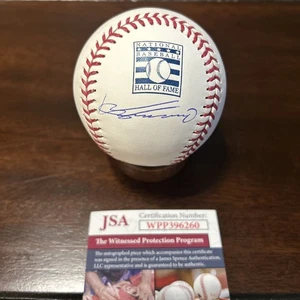 VLADIMIR GUERRERO SR. AUTOGRAPHED SIGNED HOF LOGO BASEBALL EXPOS JSA - Picture 1 of 4