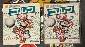 Mario Golf Course US Nintendo Famicom Disk System Import US-Verkäufer GETESTET - Bild 1 von 2