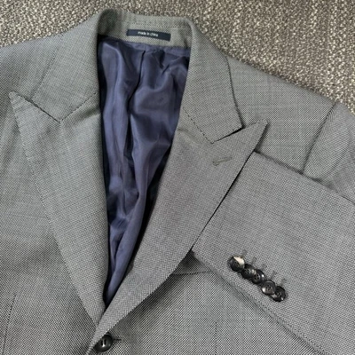 Suitsupply Blazer Jacket Mens 38S Washington Drago Peak Lapel Sport Coat Surgeon - Image 1 of 4