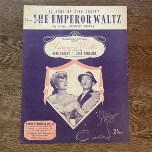 The Emperor Waltz - Johnny Burke - 1947 Sheet Music - Bing Crosby, Joan Fontaine - Picture 1 of 1