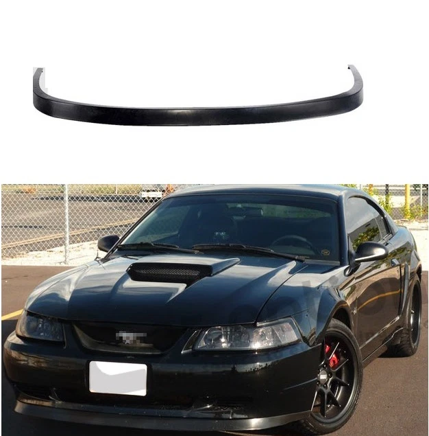 ДЛЯ 99-04 FORD MUSTANG OE СТИЛЬ PU ЧЕРНЫЙ УРЕТАН ПЕРЕДНИЙ ПОДБОРОДОК БАМПЕР КРОМКА СПОЙЛЕР - Изображение 1 из 1