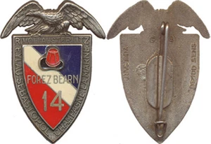 14° Régiment Parachutiste de Commandement et Soutien, relief,Delsart 278(6807) - Picture 1 of 1