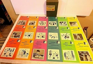 Box Set 18 Children "Better Living Booklets" 1951 LN Books Science Research Inc - Picture 1 of 3