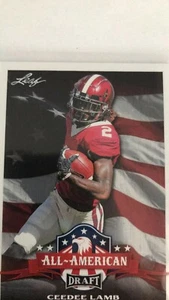 2020 Leaf Draft Football ALL - American Card of CeeDee Lamb of Oklahoma # 66.NEU - Bild 1 von 3