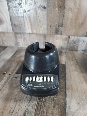 Batidora Hamilton Beach 50220 pieza de repuesto base motor solo negra PROBADA FUNCIONA Foto 1 de 4