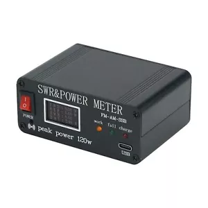 1.8MHz-50MHz Power Watt Meter SWR & Power Meter Peak Power 120W FM-AM-SSB SWR A - Picture 1 of 6