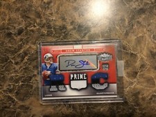 1/1 2007 Topps Triple Threads Prime Rookies #1/25 Drew Stanton Rookie Auto RC