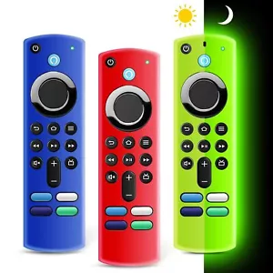 "ONEBOM Firestick Remote Cover 3 Pack Glow in the Dark Silicone Case 4K" - Picture 1 of 8