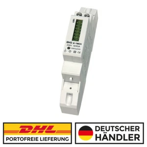 ***SIN GASTOS DE ENVÍO*** Contador de corriente alterna S0 LCD 5(50)A para carril DIN. - Imagen 1 de 6