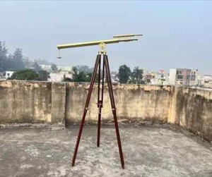Nautical Telescope 39" With Tripod Double Barrel Standing Marine Floor Telescope - Picture 1 of 9