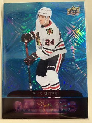 20-21 2020-21 Upper Deck Extended Pius Suter Dazzlers #DZ-107 Red Wings - Image 1 of 2