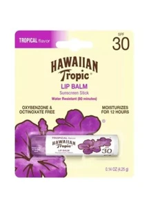 Hawaiian Tropic Lip Balm SPF 30 - Tropical Flavor - 0.14 oz - Picture 1 of 1