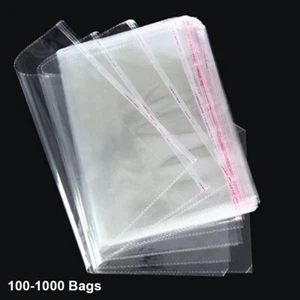 Bolsa de polietileno transparente 100-1000 OPP bolsa de plástico para violonchelo autoadhesiva de cualquier tamaño - Imagen 1 de 6