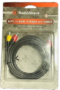 Câble A/V stéréo RadioShack Technology Plus 6 pieds (1,82 M) 15-223 par RadioShack. - Photo 1/7