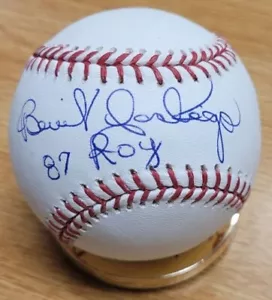 Autographed BENITO SANTIAGO "87 ROY" Official Major League Baseball w/COA - Picture 1 of 1