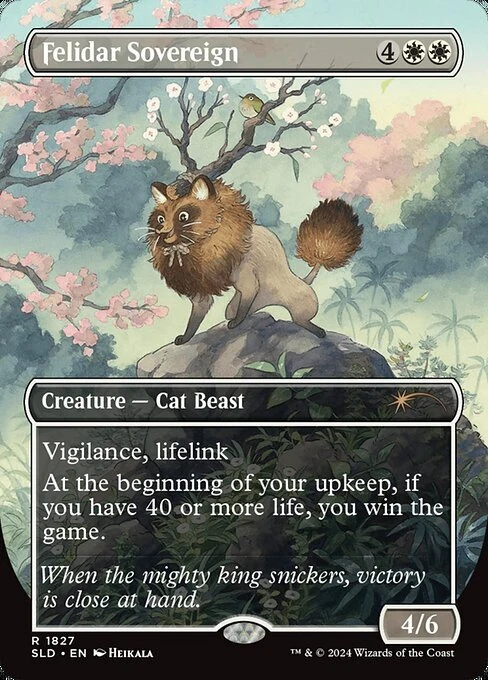 Felidar Sovereign Borderless R Rainbow Foil #1827 | SLD 20 Ways to Win | MTG - Image 1 of 1