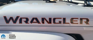 18-23 jeep WRANGLER hood decal sticker rubicon willys gladiator JT JL ORANGE - Picture 1 of 3