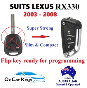 Traje Lexus RX330 RX 330 Llavero plegable remoto para automóvil 2003 2004 2005 2006 2007 2008 - Imagen 1 de 15