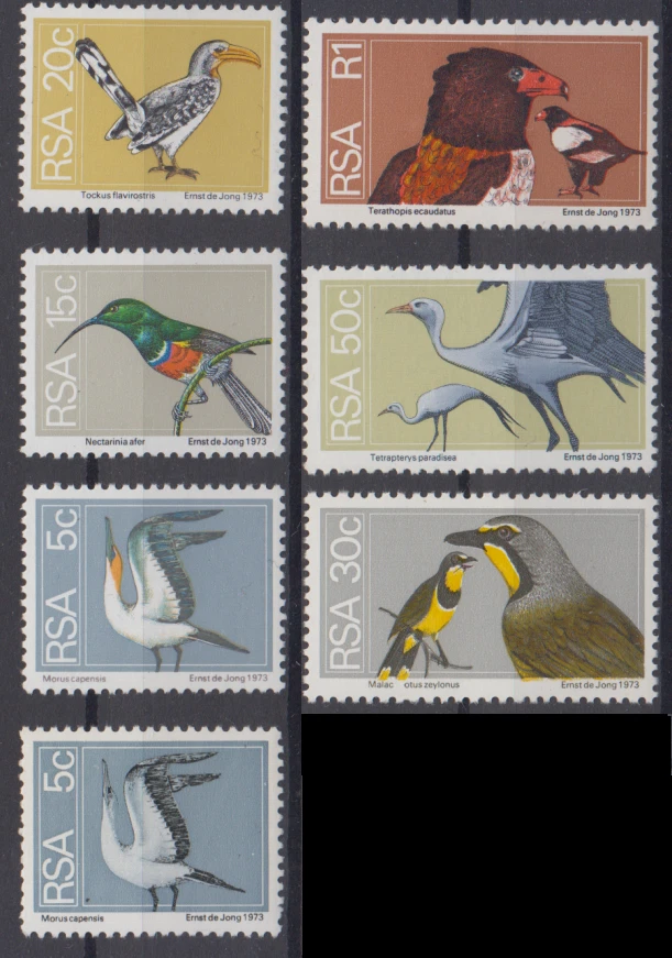 SOUTH AFRICA RSA 1974 BIRD STAMPS  MNH TOP27 - Image 1 of 1