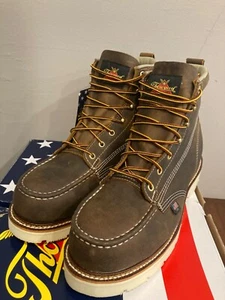 Thorogood American Union Made in USA ASTM Moc Safety Toe Work Boots 804-4375 - Picture 1 of 3