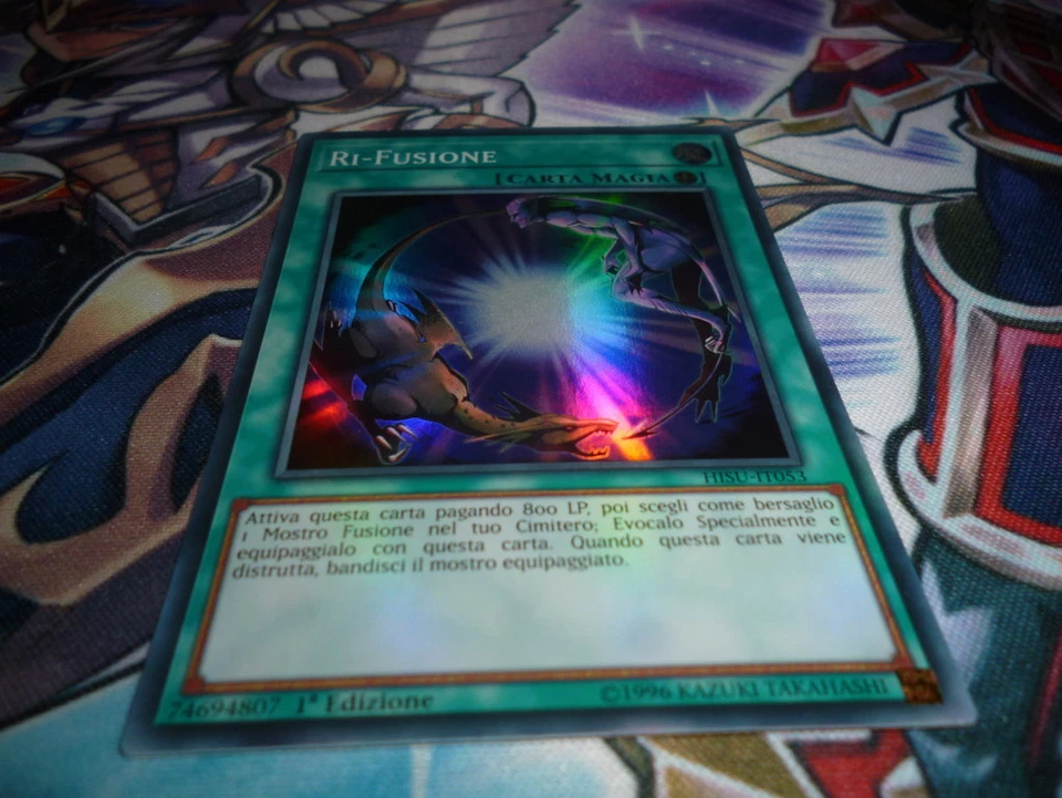 YU GI OH RI FUSIONE - HISU IT 053 SUPER RARA ITA - Immagine 1 di 1