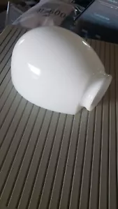 De Colección Blanco Leche Ópalo Vidrio Medio Ovalado Luz de Pared Cúpula Globo Pantalla Cubierta Aplique Whs - Imagen 1 de 12